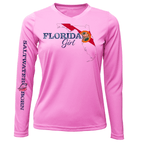 Saltwater Born UPF 50+ Long Sleeve Key West Florida Girl Long Sleeve UPF 50+ Dry-Fit Shirt
