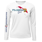 Saltwater Born UPF 50+ Long Sleeve Key West Florida Girl Long Sleeve UPF 50+ Dry-Fit Shirt