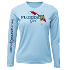 Saltwater Born UPF 50+ Long Sleeve Key West Florida Girl Long Sleeve UPF 50+ Dry-Fit Shirt