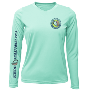 Saltwater Born UPF 50+ Long Sleeve Key West "Surrender The Booty" Women's Long Sleeve UPF 50+ Dry-Fit Shirt
