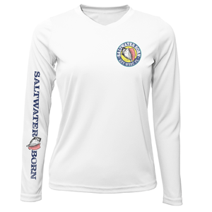 Saltwater Born UPF 50+ Long Sleeve Key West "Surrender The Booty" Women's Long Sleeve UPF 50+ Dry-Fit Shirt