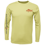 Saltwater Born UPF 50+ Long Sleeve M / CANARY Clean Snapper Long Sleeve UPF 50+ Dry-Fit Shirt