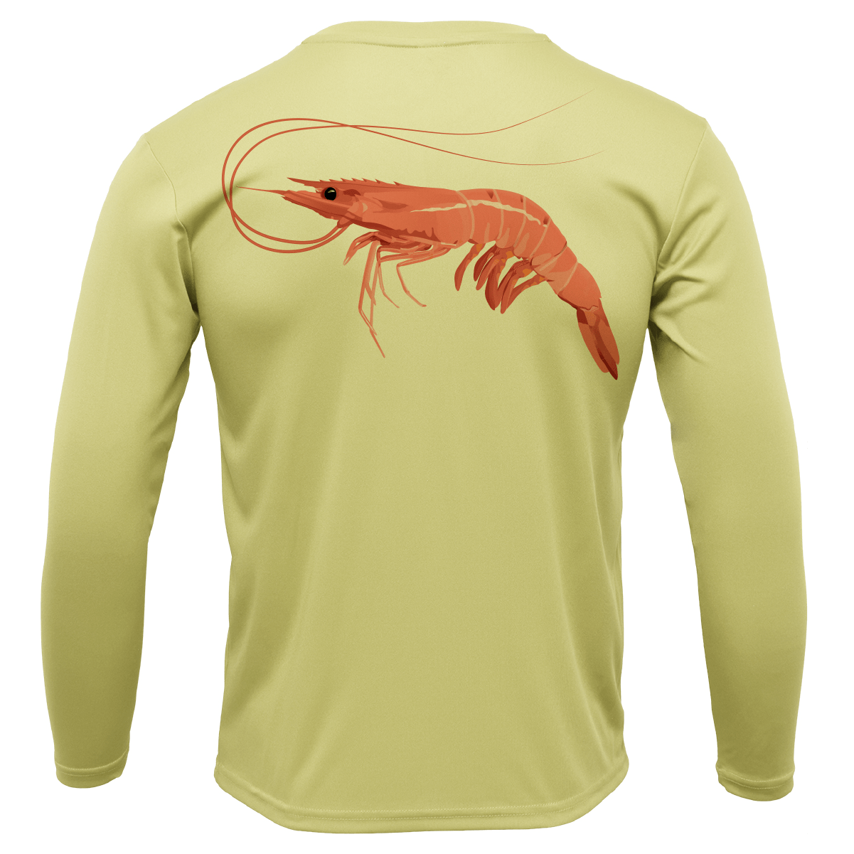 Saltwater Born UPF 50+ Long Sleeve M / CANARY Key West, FL Jumbo Shrimp Long Sleeve UPF 50+ Dry-Fit Shirt