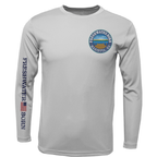 Saltwater Born UPF 50+ Long Sleeve Marietta, GA Freshwater Born Largemouth Bass Men's Long Sleeve UPF 50+ Dry-Fit Shirt
