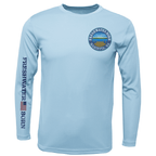 Saltwater Born UPF 50+ Long Sleeve Marietta, GA Freshwater Born Largemouth Bass Men's Long Sleeve UPF 50+ Dry-Fit Shirt
