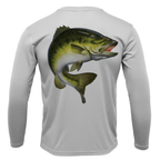 Saltwater Born UPF 50+ Long Sleeve Marietta, GA Freshwater Born Largemouth Bass Men's Long Sleeve UPF 50+ Dry-Fit Shirt