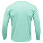 Saltwater Born UPF 50+ Long Sleeve Men's Clean "Life Is Better At The Beach" Turtle Long Sleeve UPF 50+ Dry-Fit Shirt