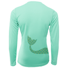 Saltwater Born UPF 50+ Long Sleeve Mermaid Wrap Long Sleeve UPF 50+ Dry-Fit Shirt