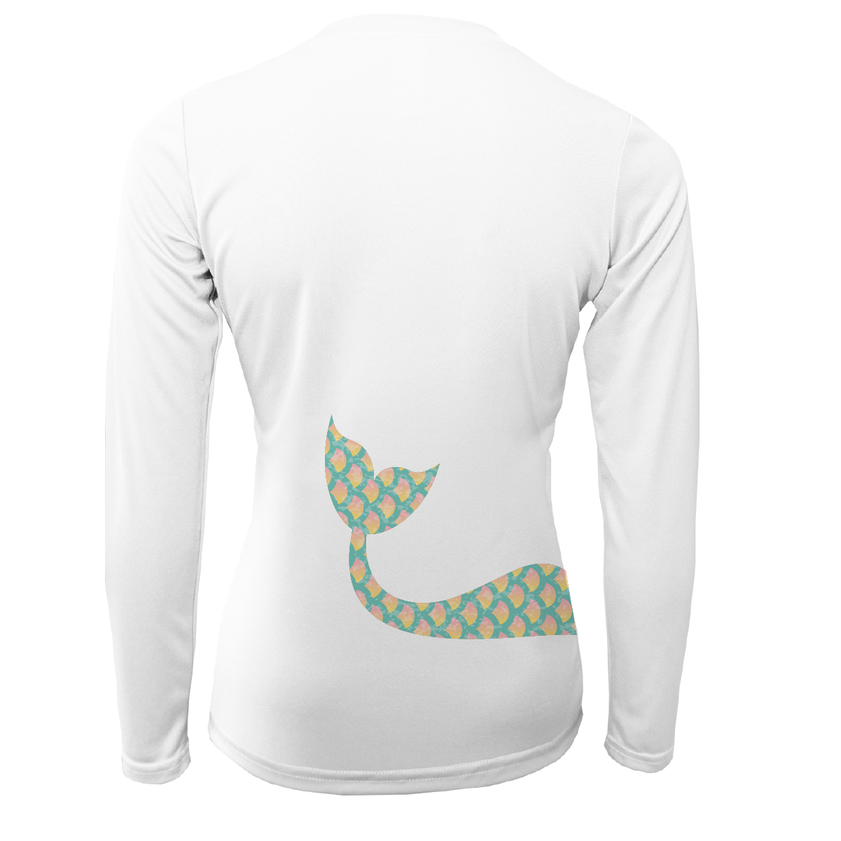 Saltwater Born UPF 50+ Long Sleeve Mermaid Wrap Long Sleeve UPF 50+ Dry-Fit Shirt