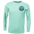 Saltwater Born UPF 50+ Long Sleeve Miami, FL Freshwater Born Peacock Bass Men's Long Sleeve UPF 50+ Dry-Fit Shirt