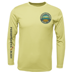 Saltwater Born UPF 50+ Long Sleeve Miami, FL Freshwater Born Peacock Bass Men's Long Sleeve UPF 50+ Dry-Fit Shirt