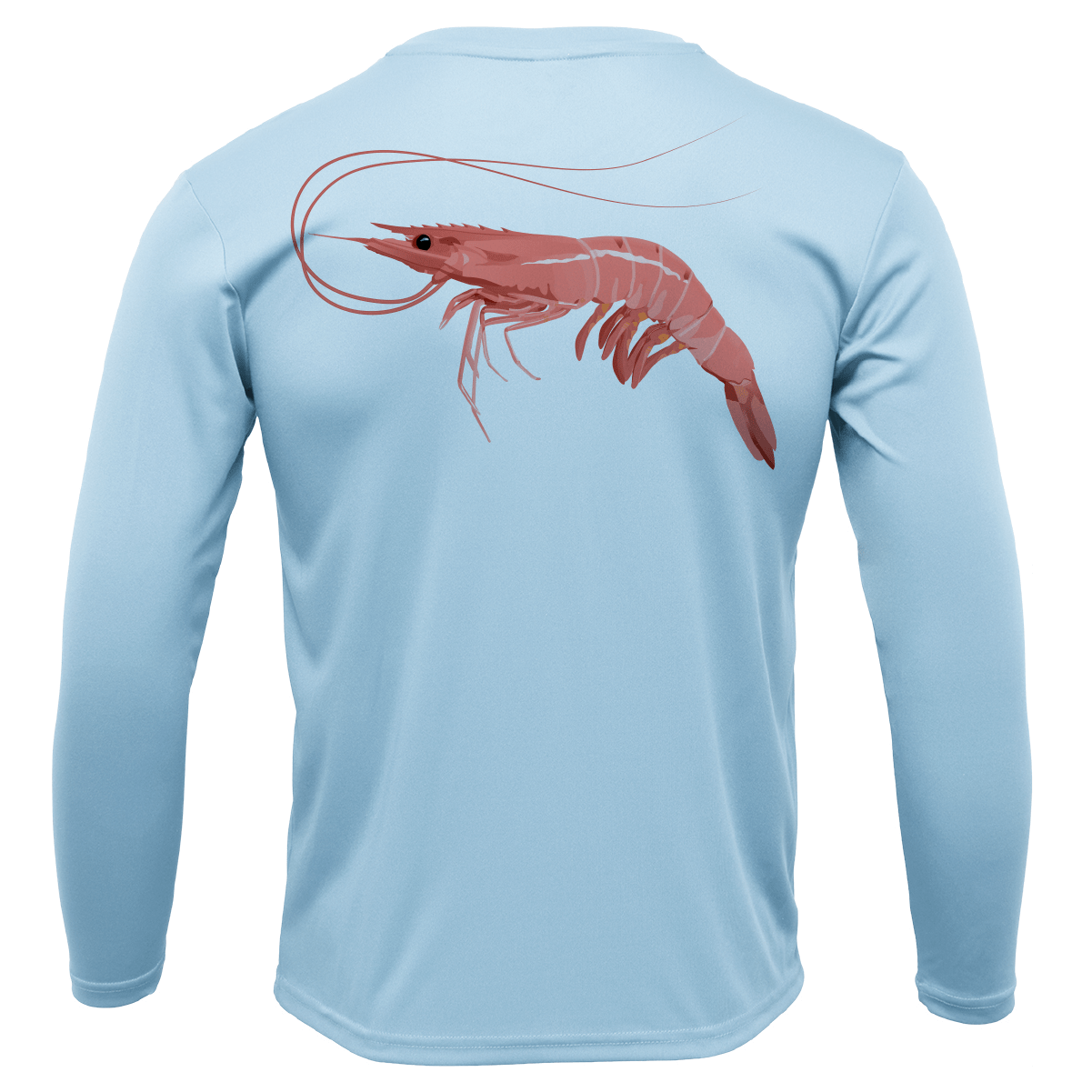 Saltwater Born UPF 50+ Long Sleeve S / ICE BLUE Key West, FL Jumbo Shrimp Long Sleeve UPF 50+ Dry-Fit Shirt