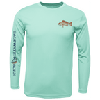 Saltwater Born UPF 50+ Long Sleeve S / SEAFOAM Clean Snapper Long Sleeve UPF 50+ Dry-Fit Shirt