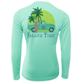 Saltwater Born UPF 50+ Long Sleeve S / SEAFOAM Key West Island Time Women's Long Sleeve UPF 50+ Dry-Fit Shirt