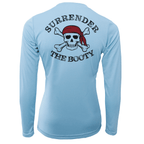 Saltwater Born UPF 50+ Long Sleeve XS / ICE BLUE Florida Freshwater Born "Surrender The Booty" Women's Long Sleeve UPF 50+ Dry-Fit Shirt