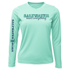 Saltwater Born UPF 50+ Long Sleeve XS / SEAFOAM Key West, FL "Saltwater Heals Everything" Long Sleeve UPF 50+ Dry-Fit Shirt