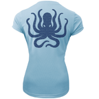 Saltwater Born UPF 50+ Short Sleeve Key West, FL Kraken Women's Short Sleeve UPF 50+ Dry-Fit Shirt