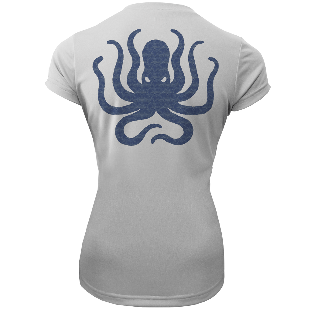 Saltwater Born UPF 50+ Short Sleeve Key West, FL Kraken Women's Short Sleeve UPF 50+ Dry-Fit Shirt