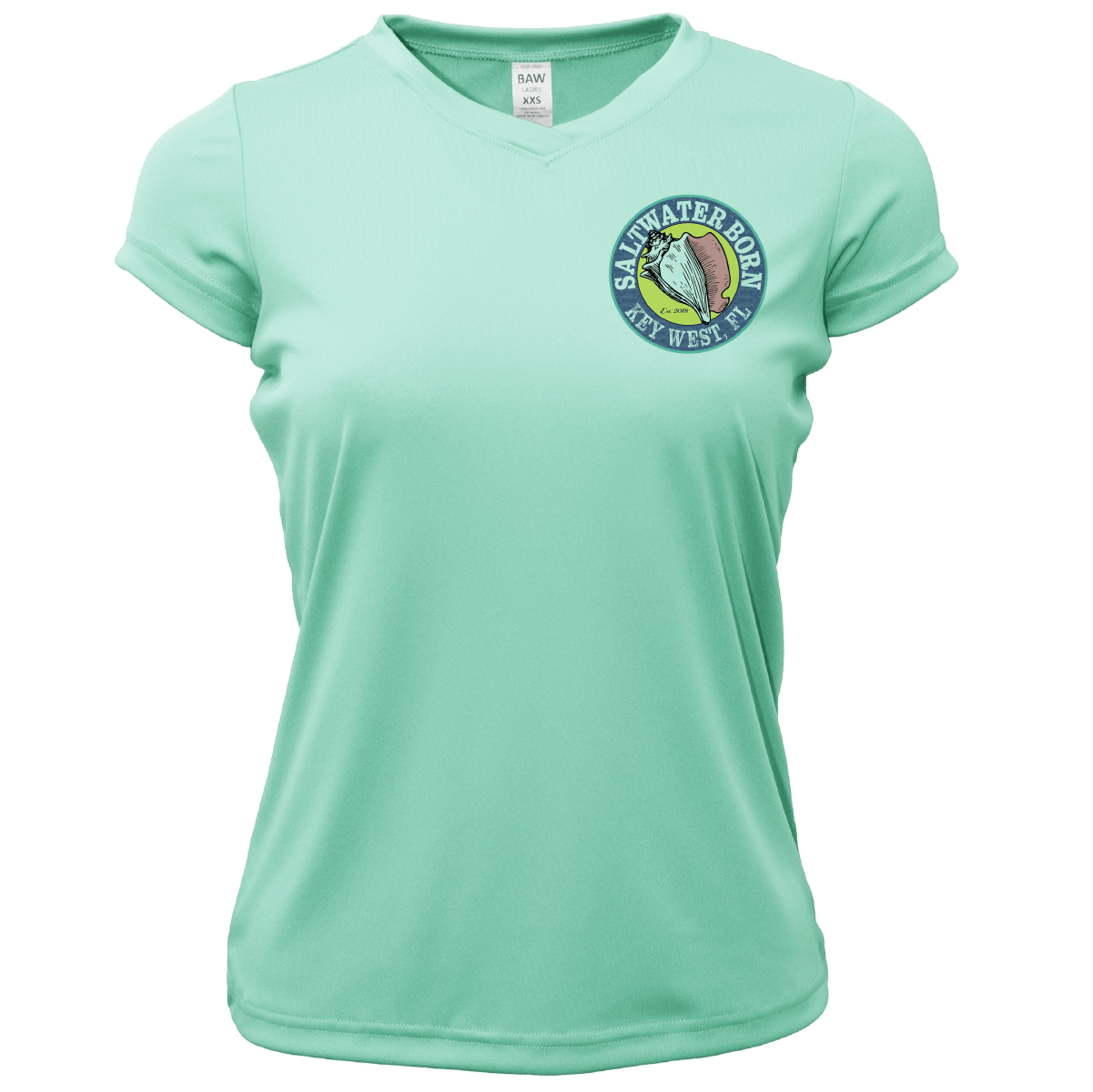 Saltwater Born UPF 50+ Short Sleeve Key West, FL Kraken Women's Short Sleeve UPF 50+ Dry-Fit Shirt