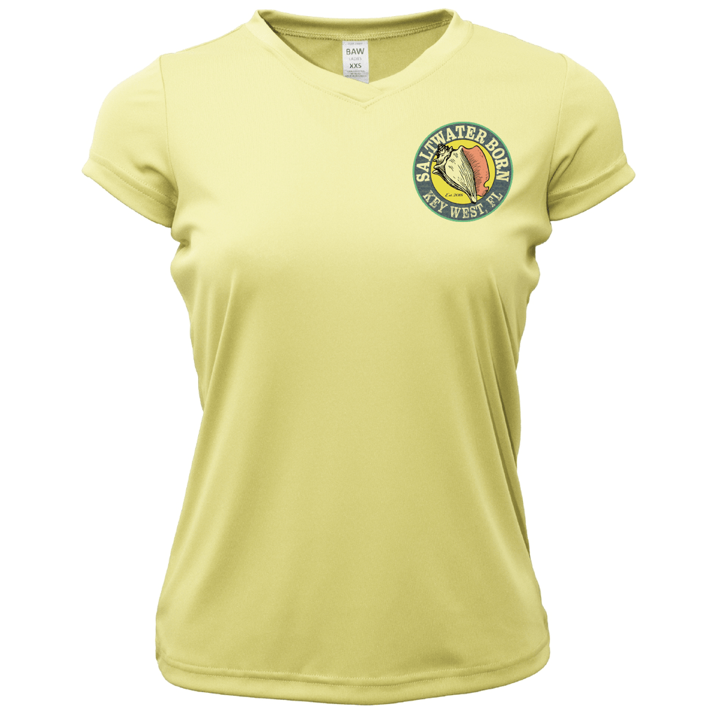 Saltwater Born UPF 50+ Short Sleeve Key West, FL Kraken Women's Short Sleeve UPF 50+ Dry-Fit Shirt
