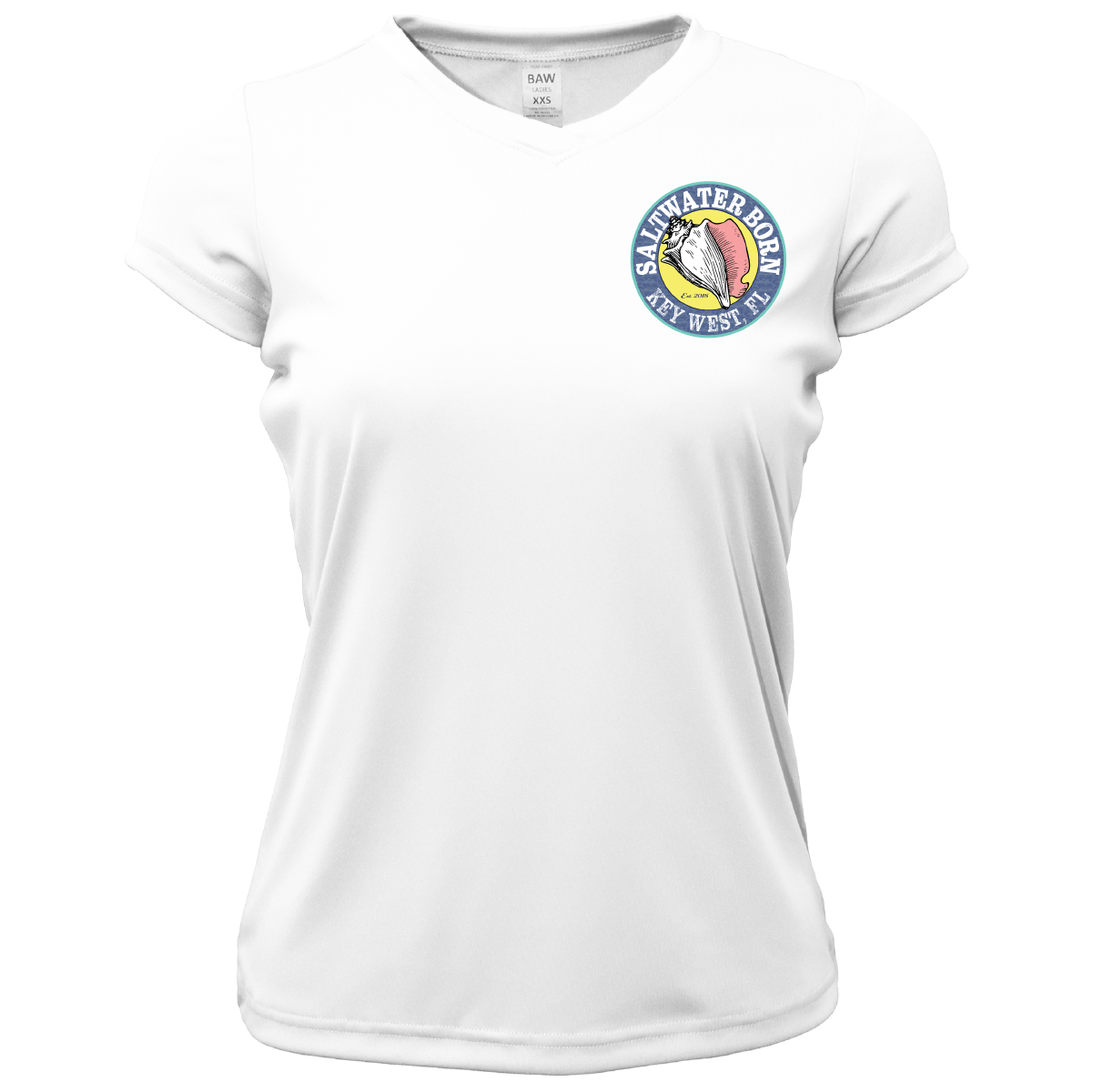 Saltwater Born UPF 50+ Short Sleeve Key West, FL Kraken Women's Short Sleeve UPF 50+ Dry-Fit Shirt