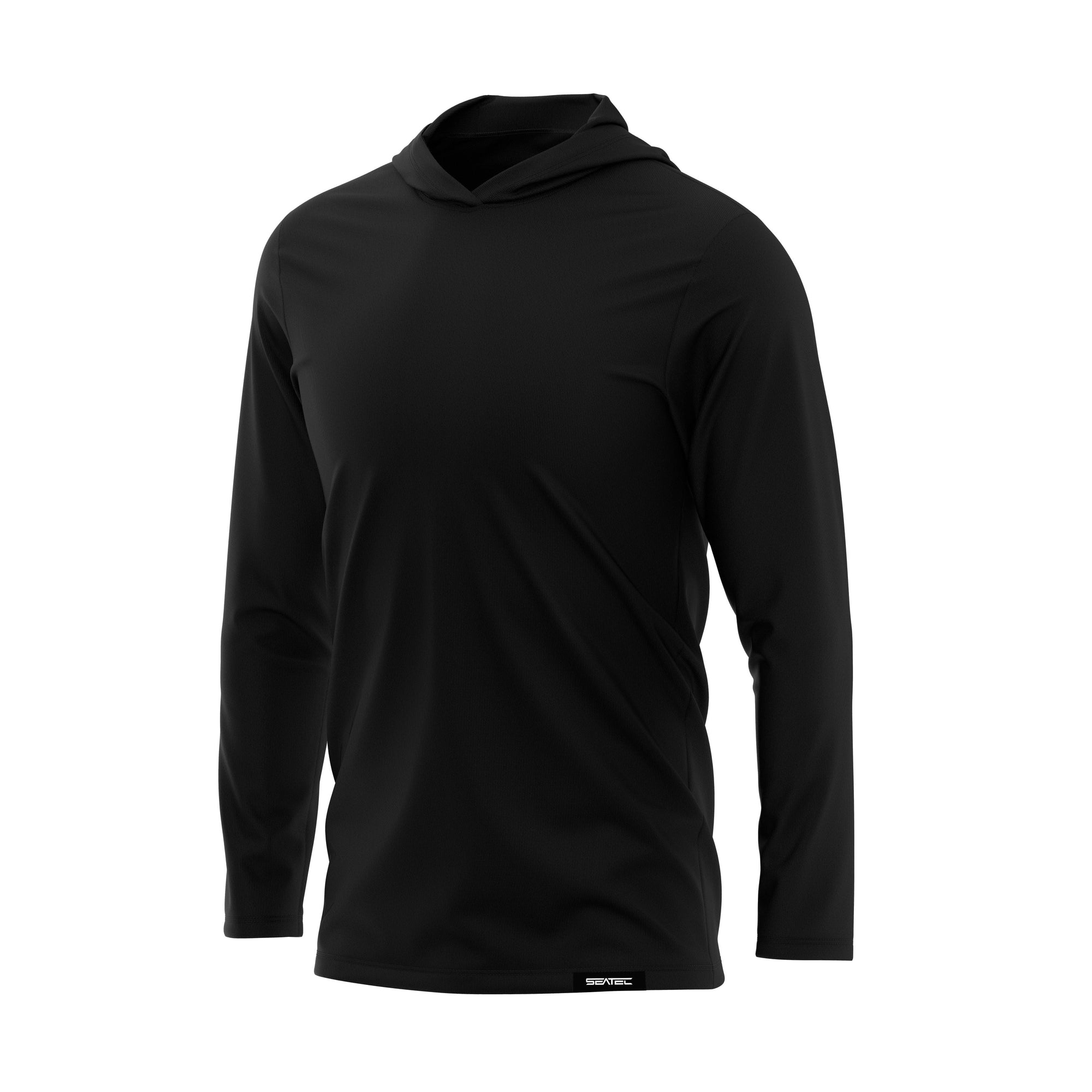 Seatec Outfitters Performance Shirts MEN'S ACTIVE | BLACK | LS HOODED