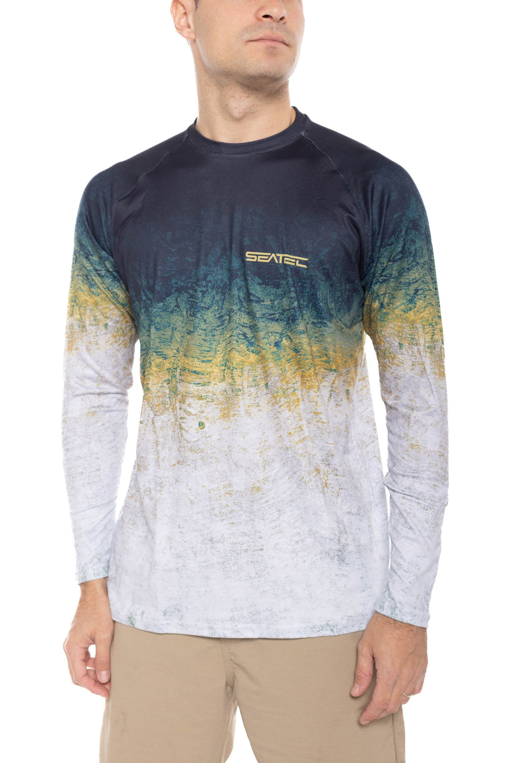 Seatec Outfitters Performance Shirts MEN'S SPORT TEC | BLACKFIN TUNA | CREW