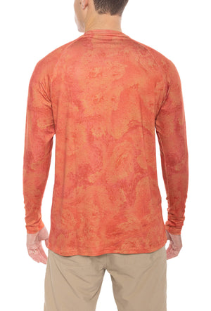 Seatec Outfitters Performance Shirts MEN'S SPORT TEC | FIRE CORAL | CREW