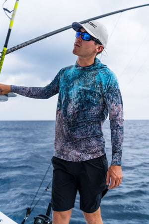 Seatec Outfitters Performance Shirts MEN'S SPORT TEC | KINGFISH | HOODED