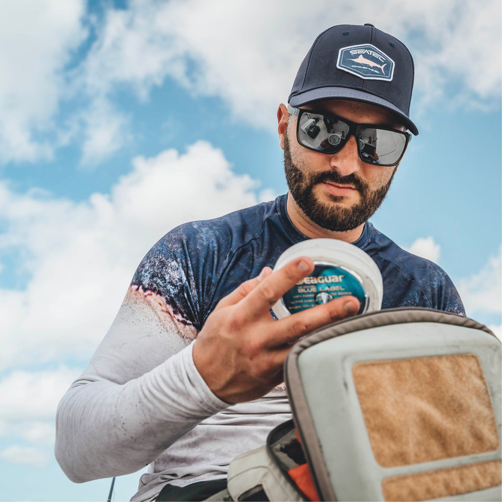 Seatec Outfitters Performance Shirts MEN'S SPORT TEC | WHITE MARLIN | CREW