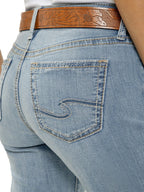 SILVER JEANS Jeans Silver Jeans Co Women's Odessa Blue Trouser Leg Frontier Jeans L93504LF0218