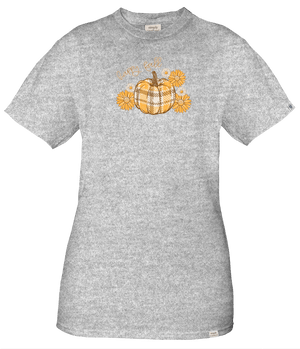 Simply Southern Shirts Simply Southern Women's Happy Fall Pumpkin Short Sleeve Graphic T-Shirt