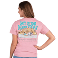 Simply Southern Shirts Simply Southern Women's Pink Not In The Mood Today Short Sleeve T-Shirt
