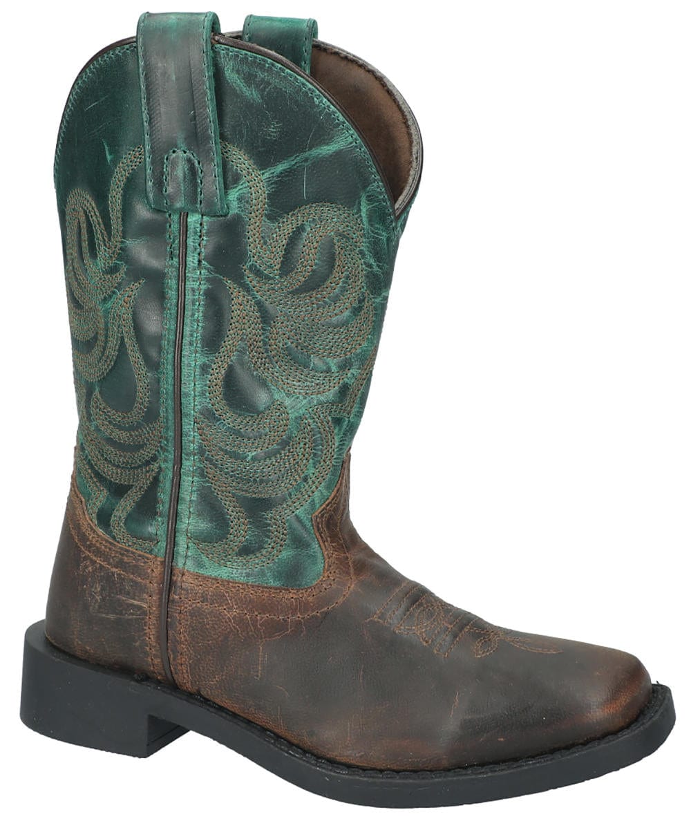 SMOKY MT BOOTS Boots Smoky Mountain Children's Tucson Square Toe Pull On Western Boots 3224C
