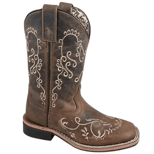 Smoky Mountain Girls Marilyn Brown Waxed Distressed Western Boots