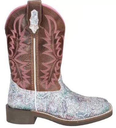 SMOKY MT BOOTS Boots Smoky Mountain Kids Ariel Glitter & Brown Western Boots 3250Y