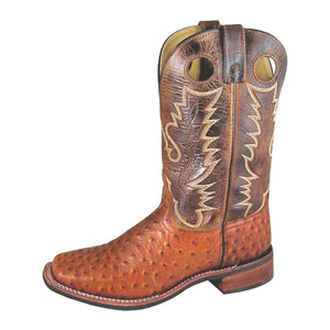 Smoky Mt Boots Boots Smoky Mountain Men's Danville Cognac and Brown Crackle Western Boots 4048