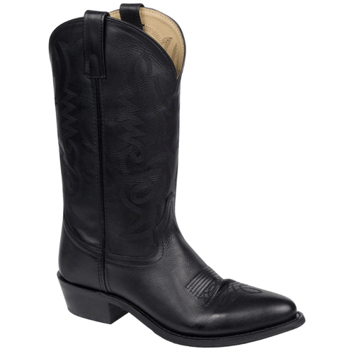 Black Leather Western Boots メンズ ウエスタンブーツ Smoky Mountain Men's Denver Black Leather Western Boots 4032