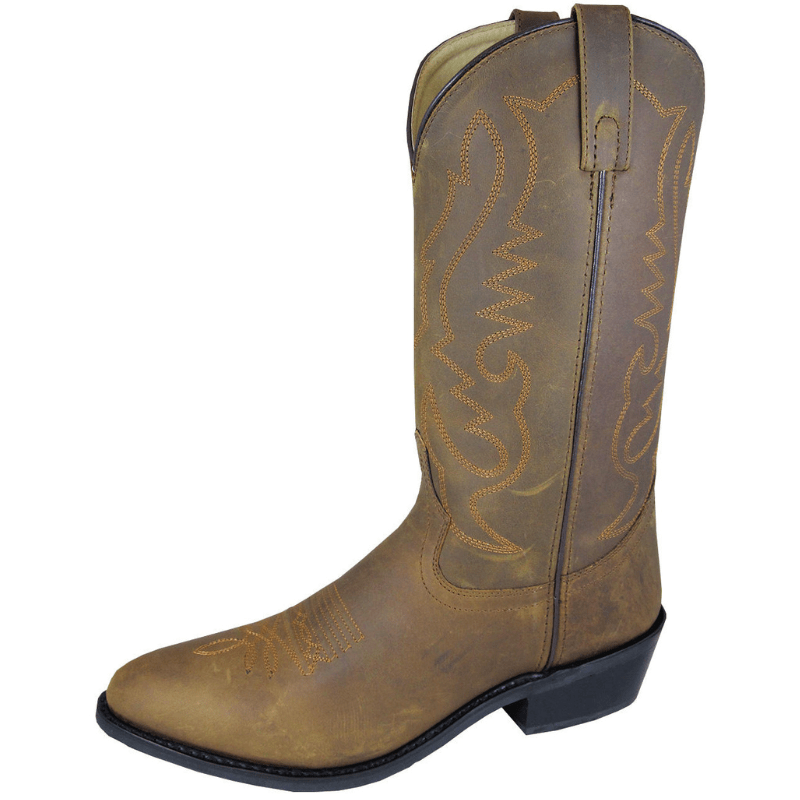 SMOKY MT BOOTS Boots Smoky Mountain Men's Denver Brown Oil Distressed Western Boots 4034