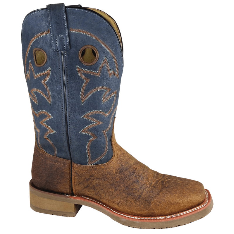 SMOKY MT BOOTS Boots Smoky Mountain Men's Parker Brown/Navy Western Boots 4849