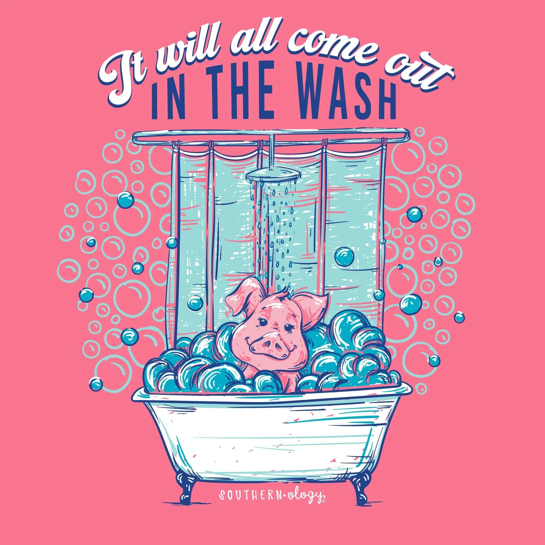 SOUTHERNOLOGY Shirts Southernology Women's All in the Wash Short Sleeve T-Shirt