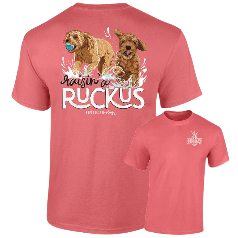 Southernology Shirts Southernology Women's Raisin' A Ruckus Short Sleeve Graphic T-Shirt