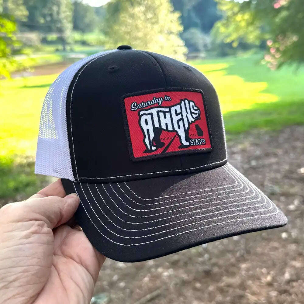 State Homegrown Hats Black/White Saturday in Athens Hat
