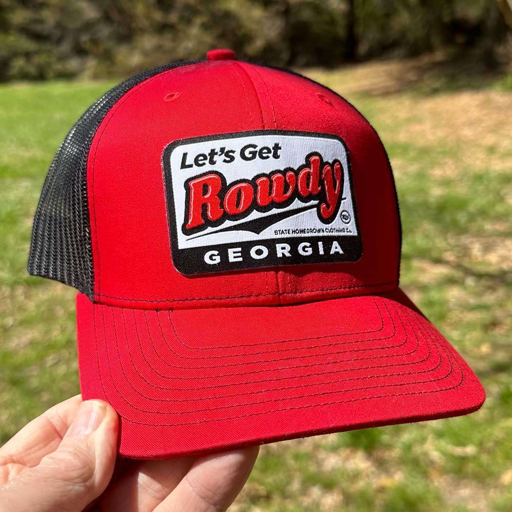 State Homegrown Hats Lets Get Rowdy Georgia Trucker Hat