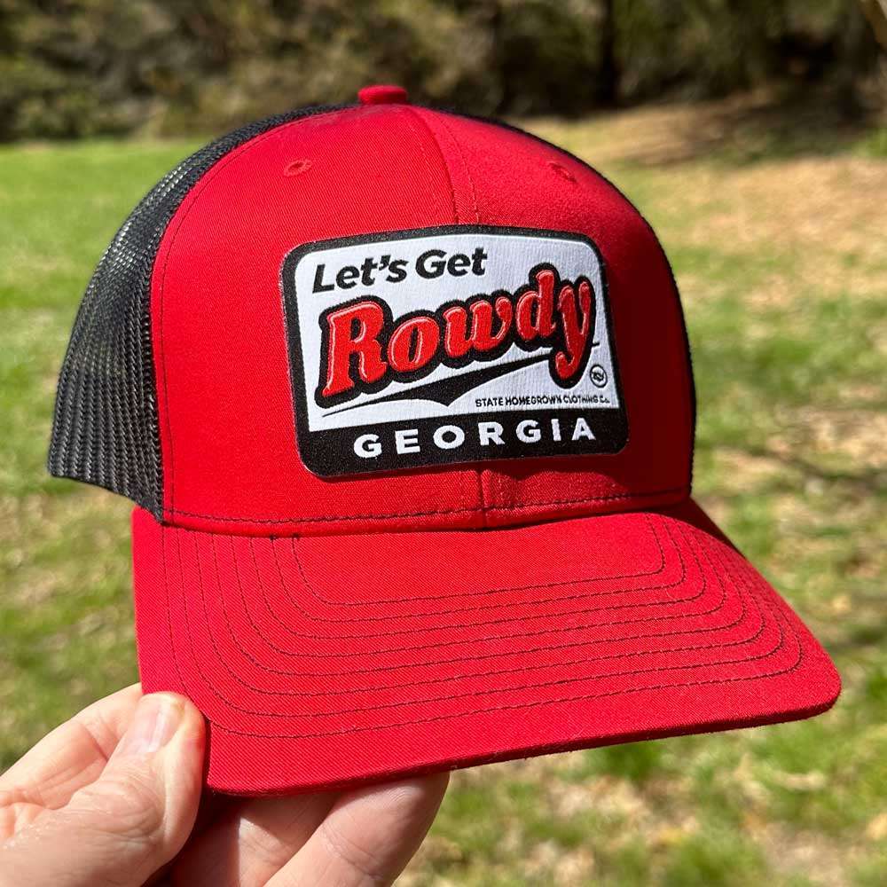 State Homegrown Hats Lets Get Rowdy Georgia Trucker Hat