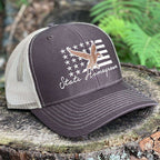 State Homegrown Hats Mallard Flag Trucker Hat