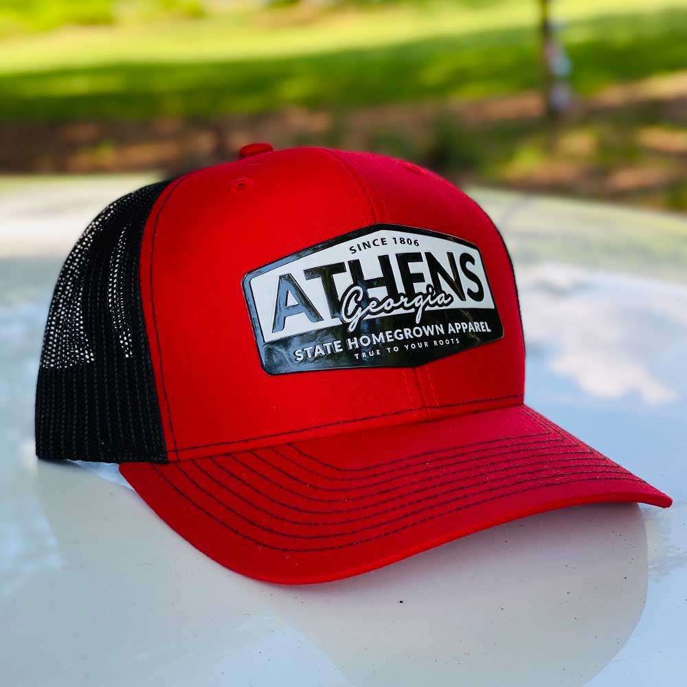 STATE HOMEGROWN Hats Red/Black Athens Georgia Trucker Hat