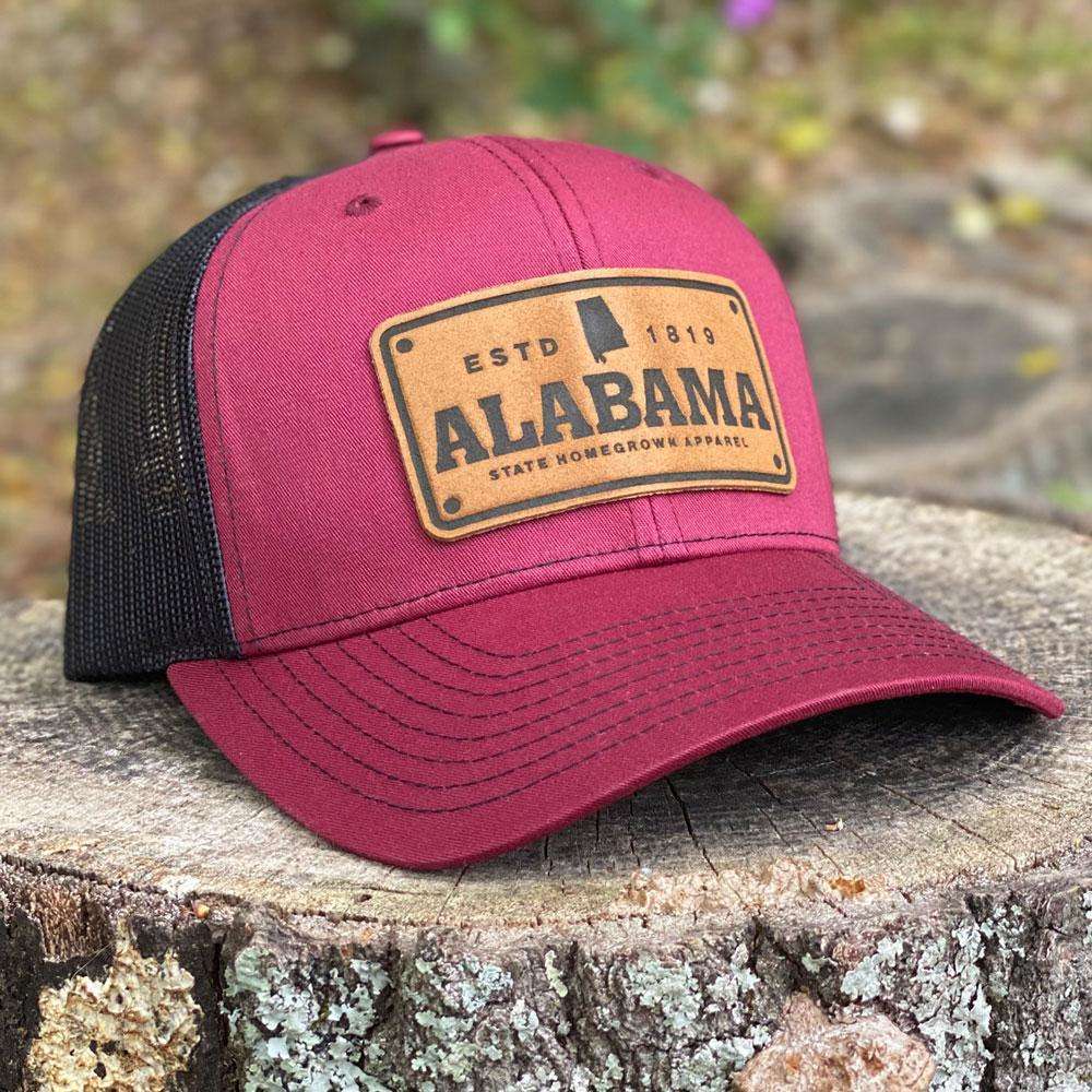 State Homegrown Headwear Alabama License Plate Trucker Hat