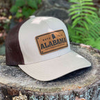 State Homegrown Headwear Alabama License Plate Trucker Hat