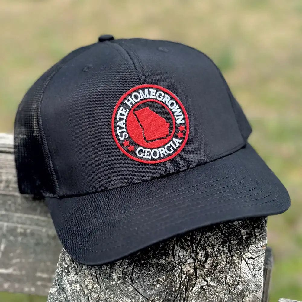 State Homegrown Headwear Black/Black Georgia Pride Trucker